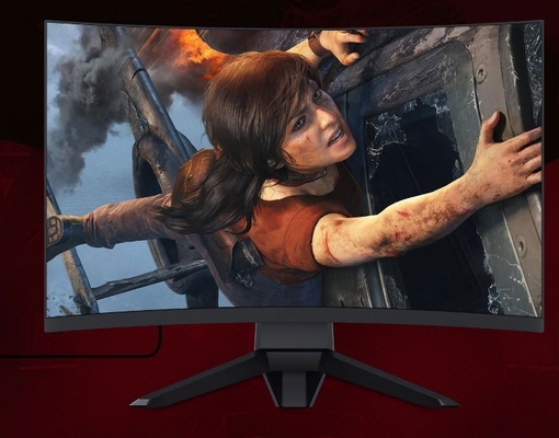 Ordinateur de bureau de bureau tout de contre-jour du jeu 2K LED de la profondeur 80mm AIO dans un PC
