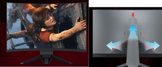 Carte graphique toute de Dipendent de PC de jeu de HD LED AIO dans un angle visuel de PC de bureau	178º