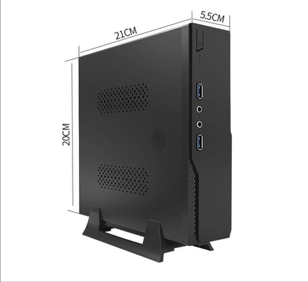 256GB SSD Mini PC compact avec carte mère noire de haute capacité KuYu I7 2.5-3.0GHz Win7/8/10