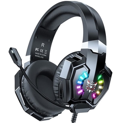Casque de jeu d'ordinateur pliable à l'oreille avec 20 Ohm + 5% d'impédance Taille du haut-parleur 50 mm