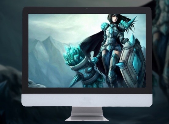 Le PC de bureau 240GB HD tout de la FCC I5 8400 AIO dans un contact de PC a câblé le bruit nul