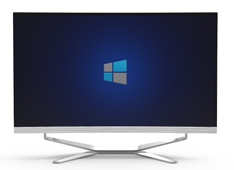 24 pouces PC tout en un ordinateur de jeu argent I5 / I7 2mm Micro Rim 512G m.2 sSD HD