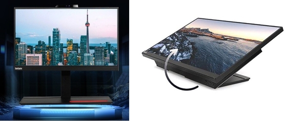 Large écran de bureau Win7 Intel I7 d'affichage à cristaux liquides de PC d'écran tactile du disque transistorisé 256GB AIO