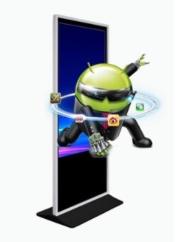 Affichage d'écran tactile IP65 extérieur 75&quot; carte graphique intégrée d'Android 6,0