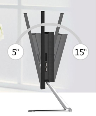 Construit dans le PC de bureau stéréo à deux pistes 16G RAM Intel G6-G11 de pouce AIO du haut-parleur 27