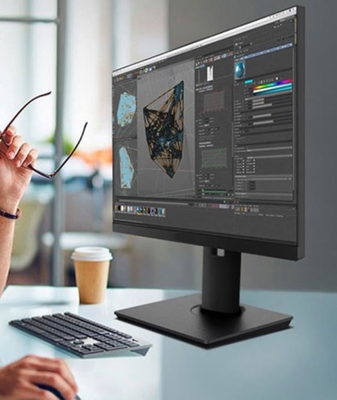Grand angle visuel tout en un moniteur d'ordinateur 16G RAM I5-10500 CPU
