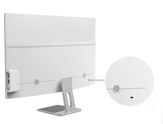 Tout en un ordinateur à écran tactile avec support en alliage d'aluminium d'ABS grand angle visuel de 178º
