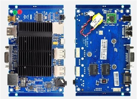 Plaque mère OEM UEFI pour mini PC industriel Intel Z3735 4 cœurs stockage 32G EMMC