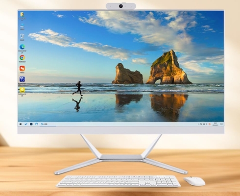 PC AIO de bureau Win10 250nits Lumière avec un SSD HD 8G/16G/32G DDR4