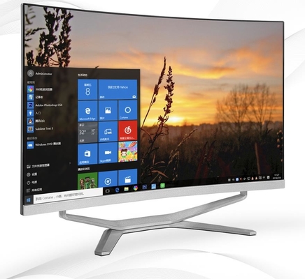 PC de bureau AIO noir courbé de 27 pouces avec I5 16G RAM 1920x1080 haute résolution