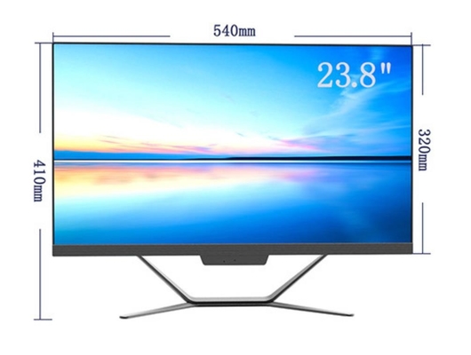 23.8 pouces haute définition LED AIO PC de bureau 1920x1080 Résolution 1920x1080 16 : 9 Ratio