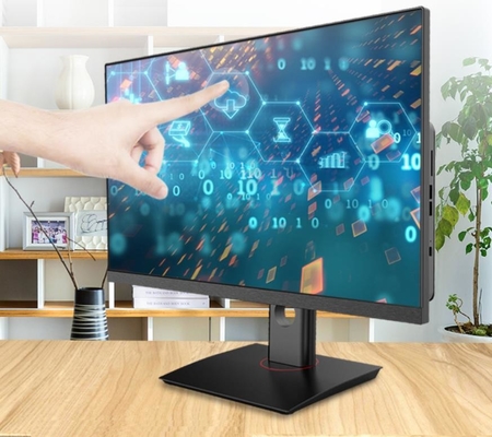 16 : 9 Ratio d'écran AIO PC de bureau Souris câblée et K / B 100 * 100 mm monté sur le mur