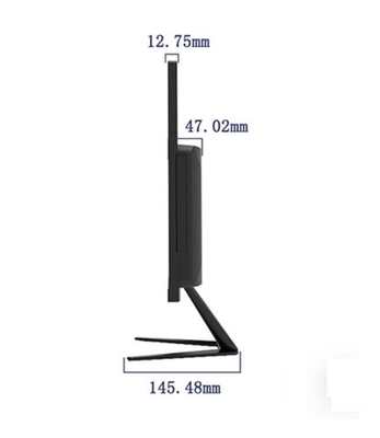 16 : 9 Ratio d'écran AIO PC de bureau Souris câblée et K / B 100 * 100 mm monté sur le mur