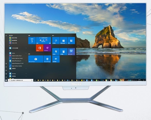23.8INCH 250nits Luminosité Écran tactile Bureau AIO PC I3/I5 CPU 256G SSD +1TB SATA