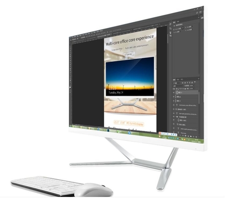 PC tactile personnalisé AIO avec carte graphique indépendante et haut-parleur stéréo à double voie