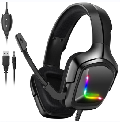 Fréquence 20Hz-20000Hz Casque de jeu pour ordinateur Casque de jeu pour PC avec micro